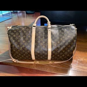 Keepall Bandouliere Bag Monogram Canvas 55